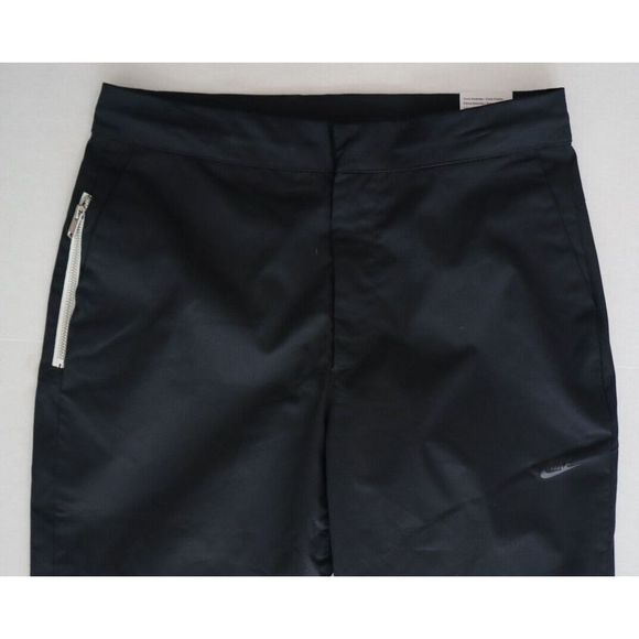 Nike DD7032 010 Men's Sz 32 Black Tapered Leg Sneaker Length Cropped Pants $85 - Picture 4 of 10